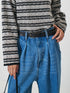 【 予約:2月上旬 】LASER CUT WIDE DENIM /Y261-31001